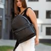 Женский рюкзак Sambag Brix PJT Сlassic черный