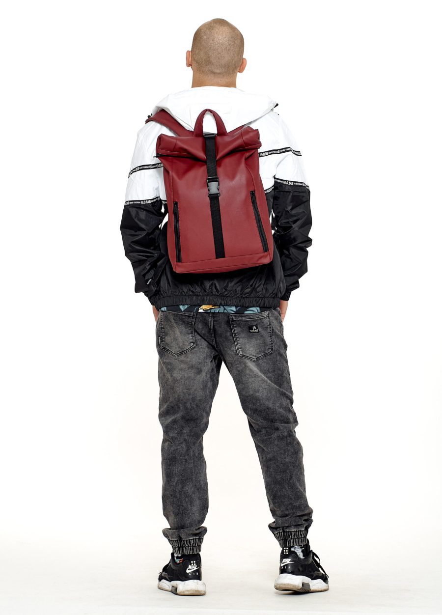 Рюкзак роллтоп чоловічий Sambag RollTop One бордовий