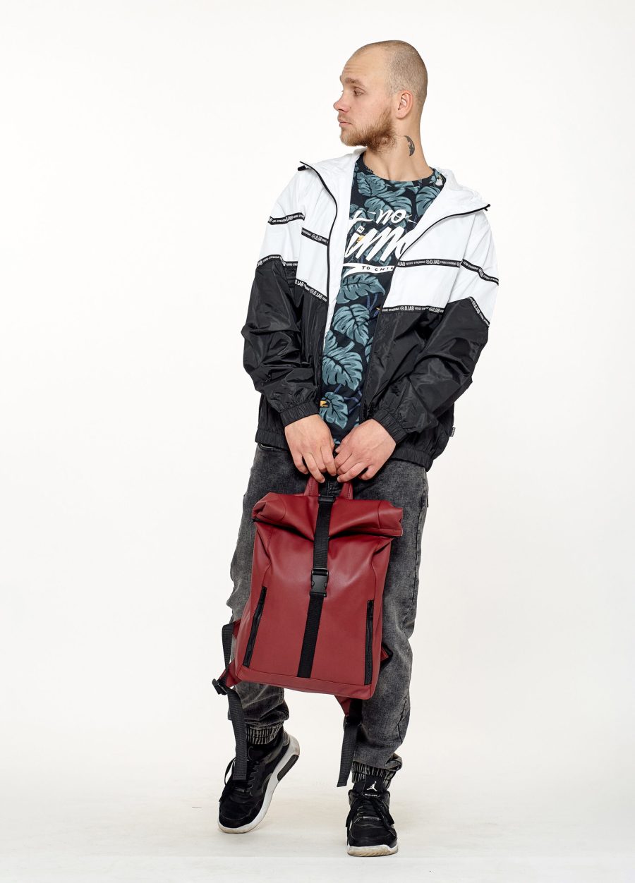 Рюкзак роллтоп чоловічий Sambag RollTop One бордовий