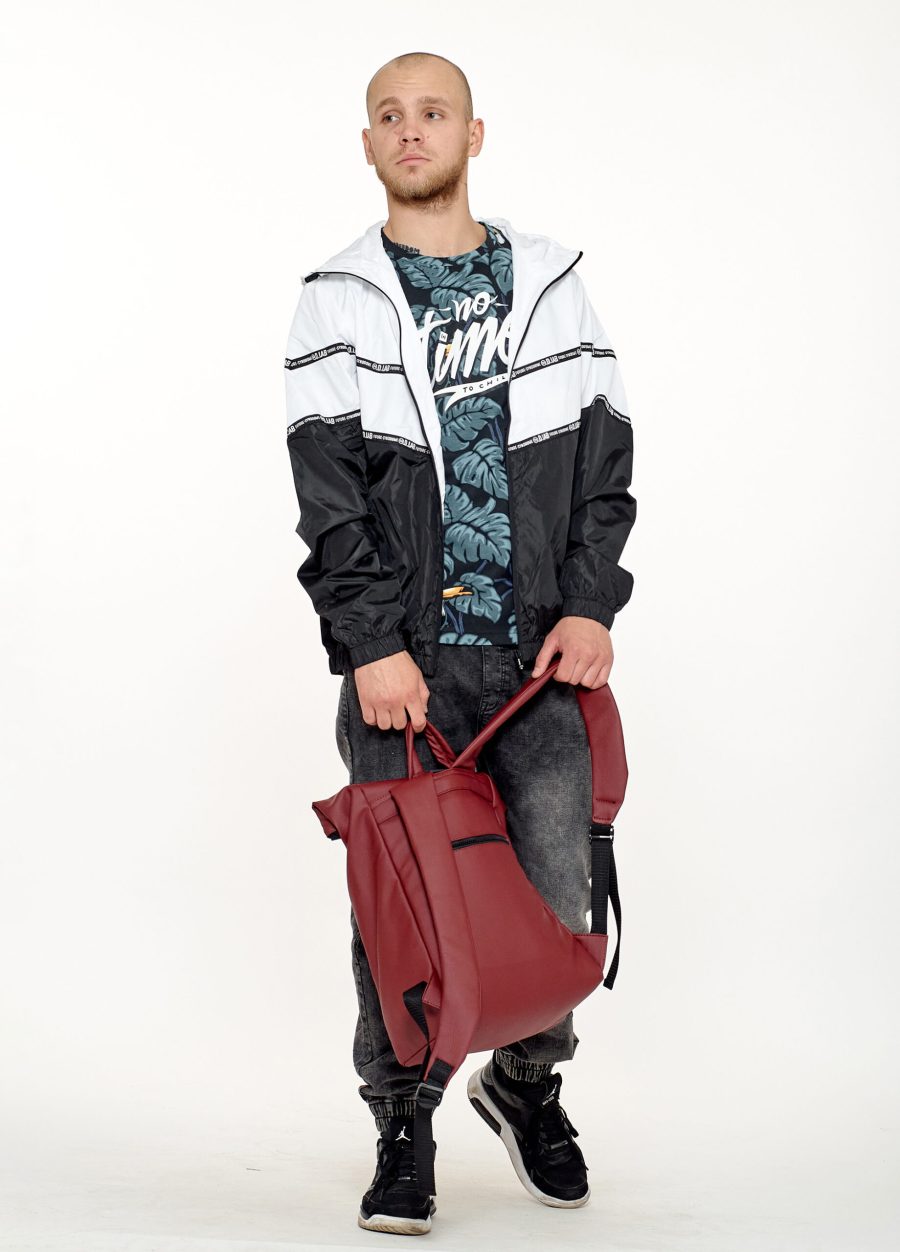 Рюкзак роллтоп чоловічий Sambag RollTop One бордовий