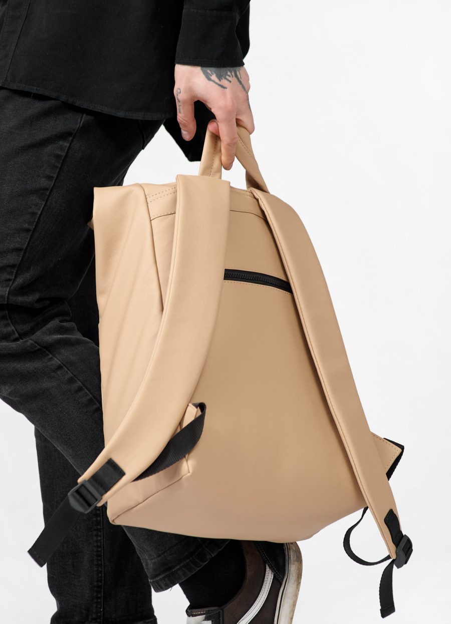 Рюкзак чоловічий роллтоп Sambag RollTop One бежевий