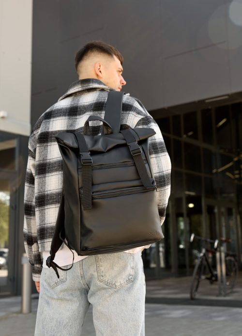Рюкзак роллтоп чоловічий Sambag RollTop Zard чорний