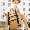 Мужской рюкзак роллтоп Sambag RollTop LTT бежевый