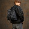 Рюкзак чоловічий роллтоп Sambag RollTop Double чорний принт