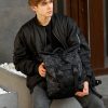 Рюкзак чоловічий роллтоп Sambag RollTop Double чорний принт