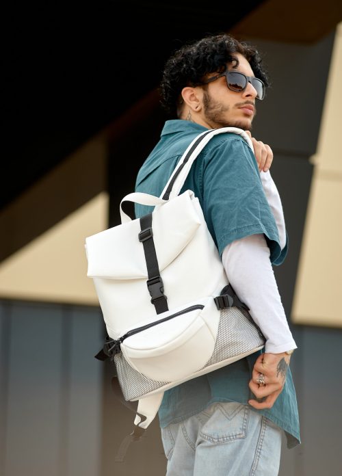 Рюкзак чоловічий Sambag ReneDouble білий