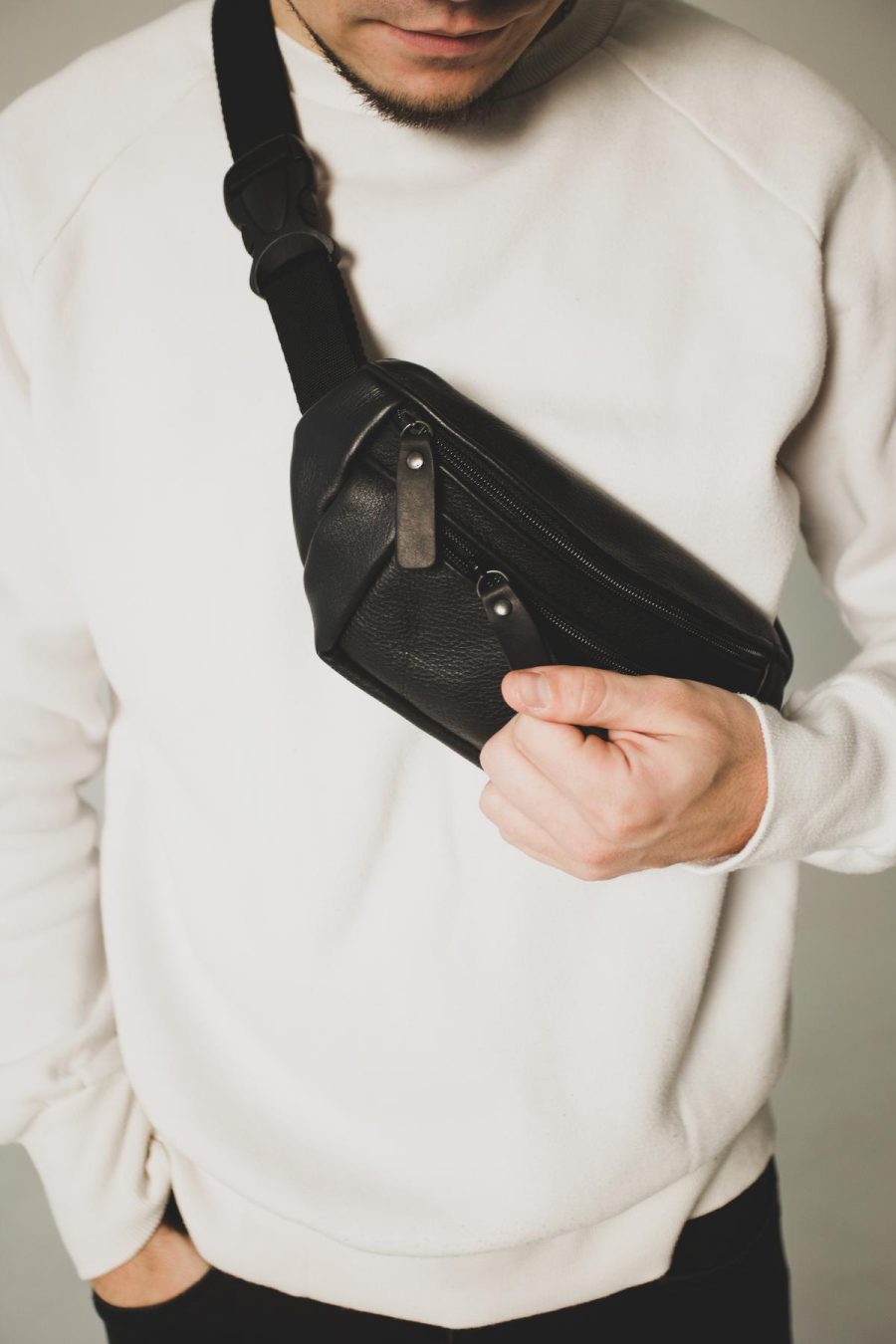 Бананка мужская Skill флотар черная