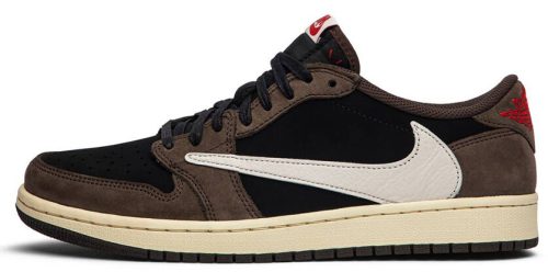 Кросівки Nike Air Jordan 1 Low x Travis Scott Mocha