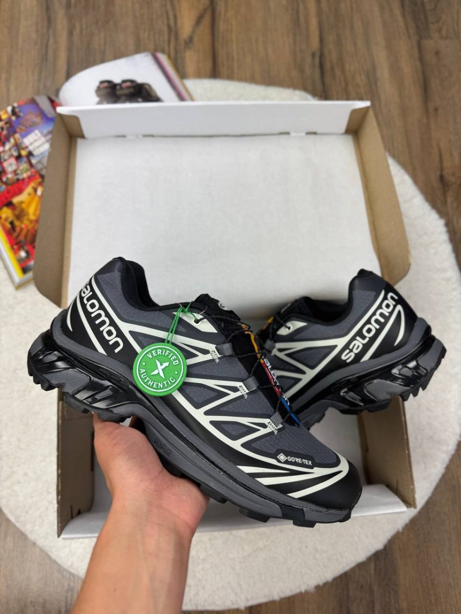 Кросівки Salomon XT-6 Gore-Tex Black Lunar Rock