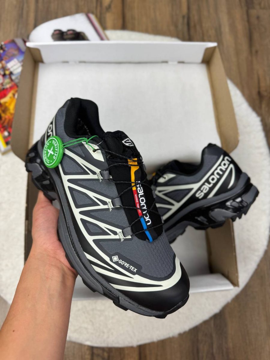 Кросівки Salomon XT-6 Gore-Tex Black Lunar Rock
