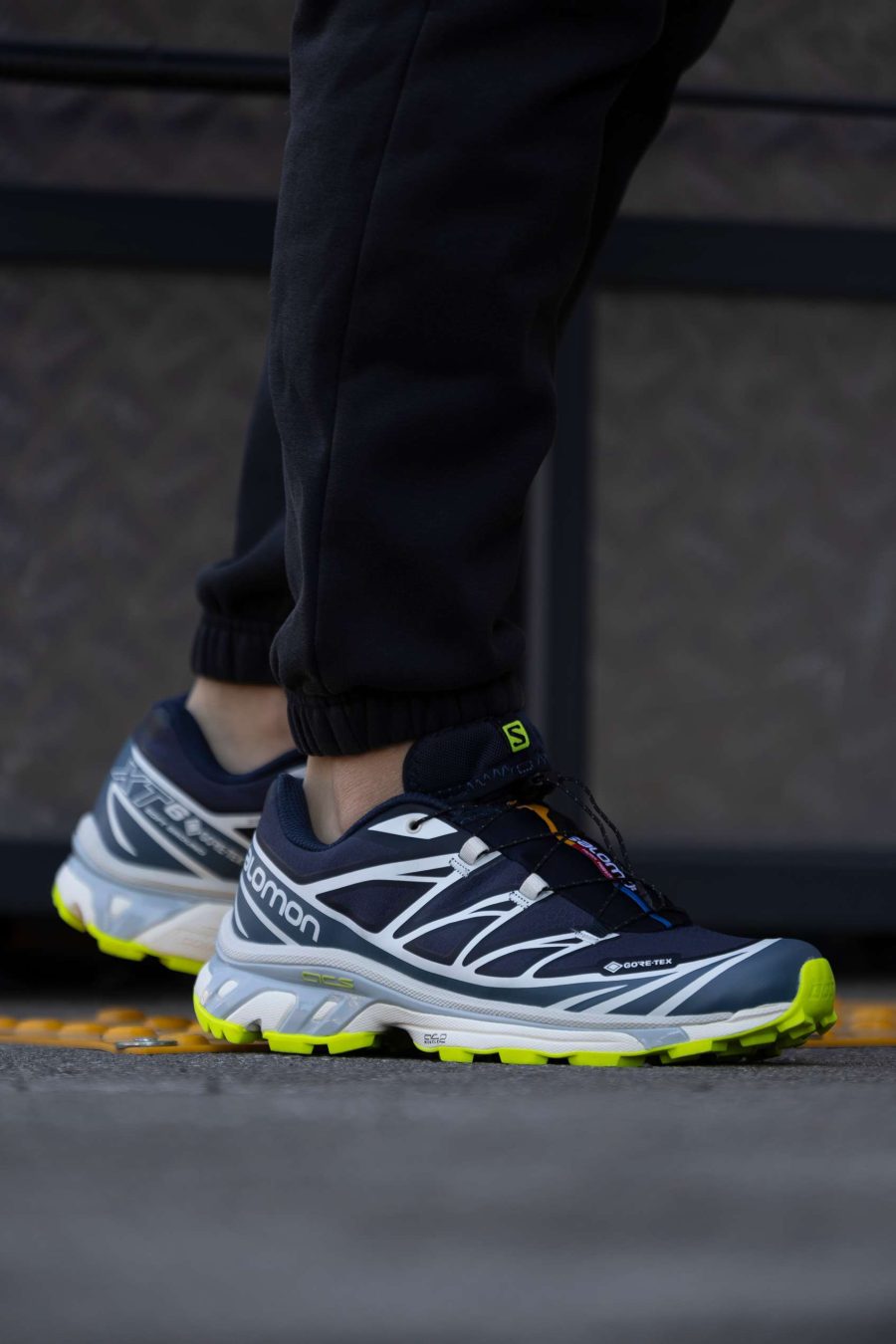 Кросівки Salomon XT-6 Gore-Tex Night Sky Acid Lime